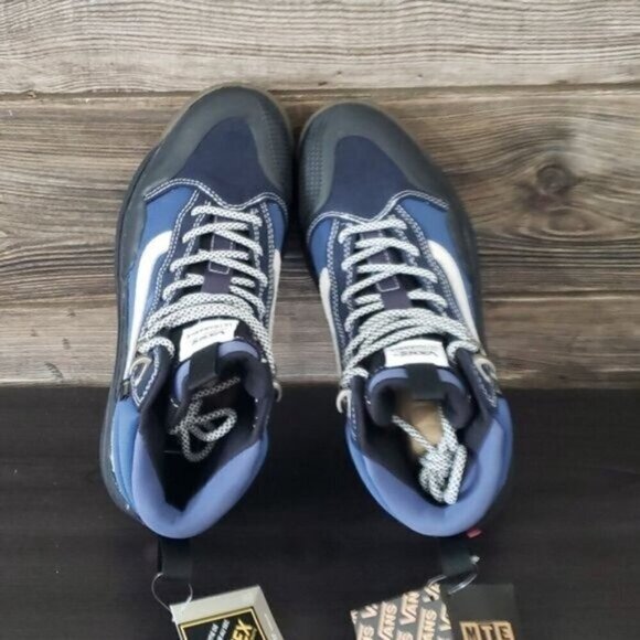 New Vans Ultrarange Exo HI Gortex Waterproof Navy Blue Black Ankle Boots Shoes - Picture 8 of 13
